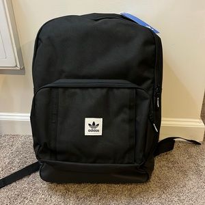 Adidas Classic BP backpack school new black book bag mens womens laptop sleeve